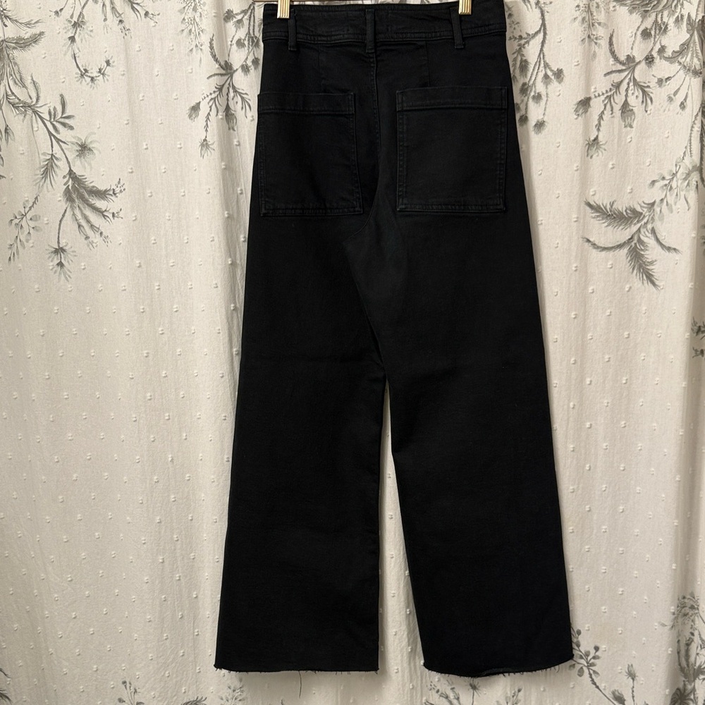 Zara Black Wide-Leg Pants - Picture 6 of 6